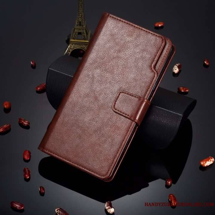 Huawei P30 Pro Coque Carte Housse Rouge Fluide Doux Étui Simple Tout Compris