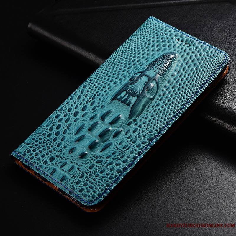 Huawei P30 Pro Coque Crocodile Clamshell Téléphone Portable Étui En Cuir Protection Fluide Doux Incassable