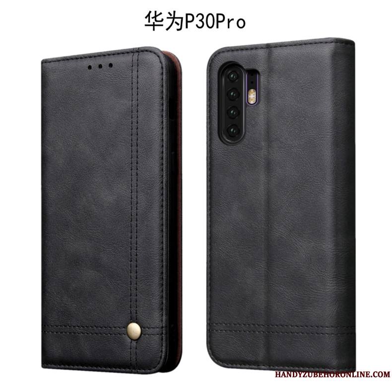 Huawei P30 Pro Coque Protection Incassable Étui Housse Fluide Doux Tout Compris Foncé