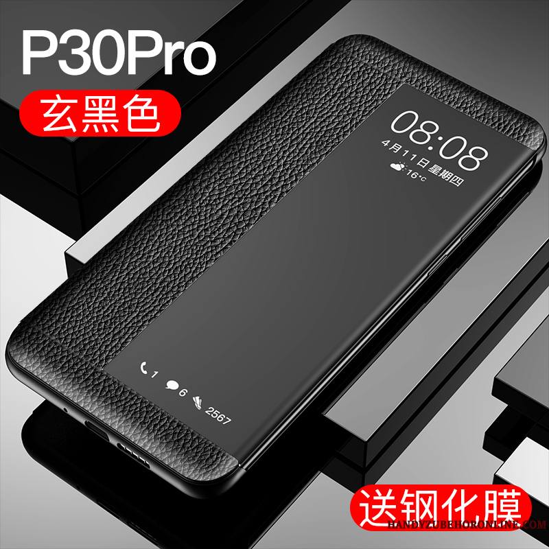 Huawei P30 Pro Noir Dormance Housse Marque De Tendance Coque En Silicone Protection Membrane