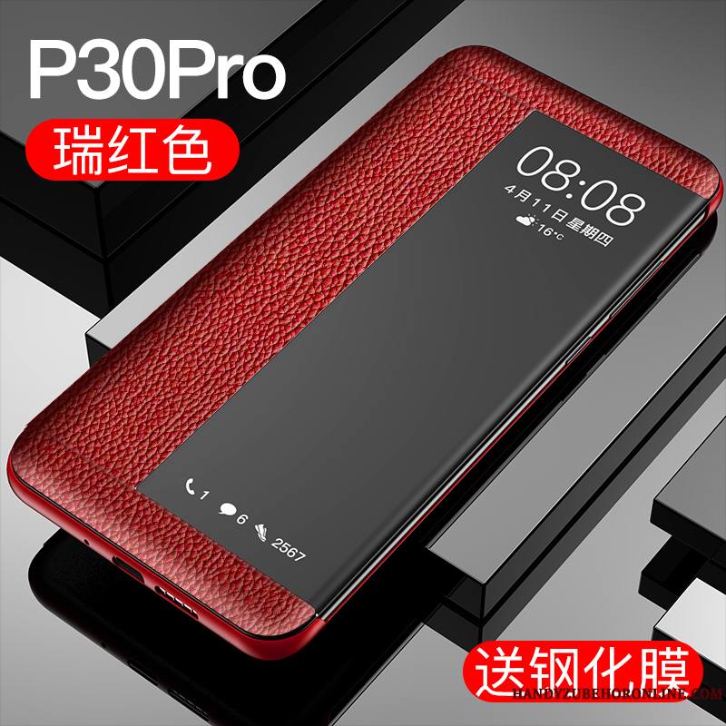 Huawei P30 Pro Noir Dormance Housse Marque De Tendance Coque En Silicone Protection Membrane