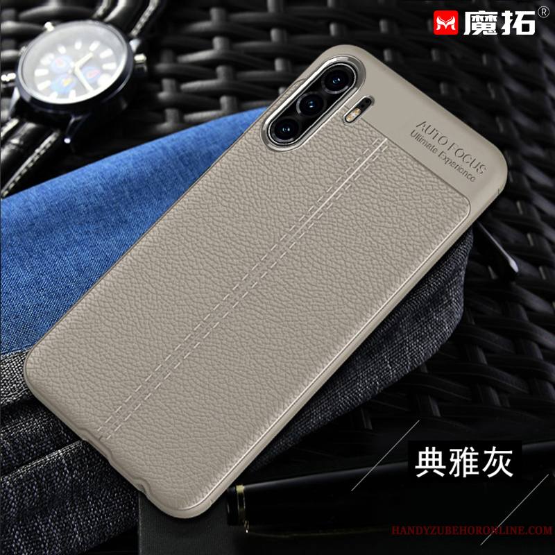 Huawei P30 Pro Nouveau Protection Noir Étui Coque De Téléphone Fluide Doux Étui En Cuir