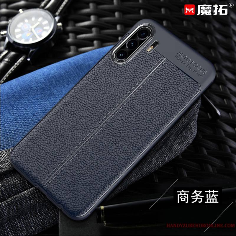 Huawei P30 Pro Nouveau Protection Noir Étui Coque De Téléphone Fluide Doux Étui En Cuir