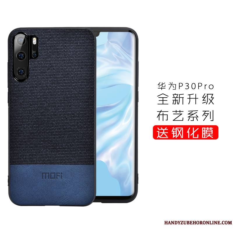 Huawei P30 Pro Nouveau Tout Compris Coque Simple Tendance Modèle Fleurie Fluide Doux