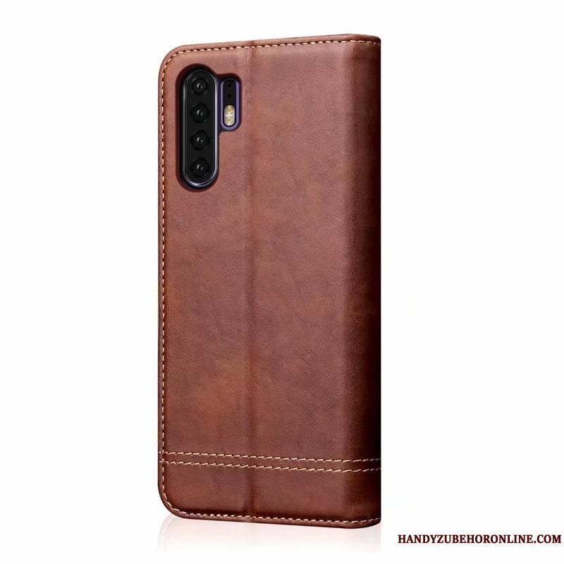 Huawei P30 Pro Tout Compris Téléphone Portable Nouveau Business Incassable Coque De Téléphone Étui En Cuir