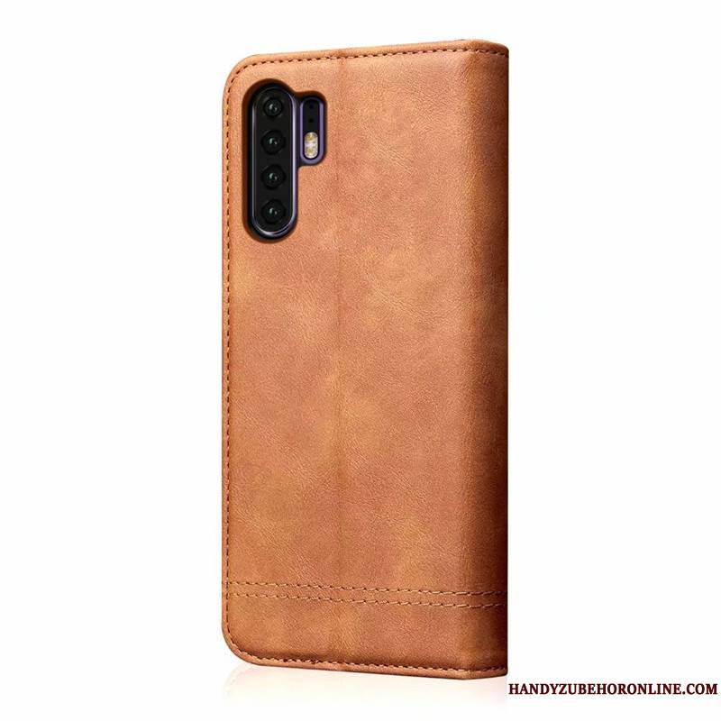 Huawei P30 Pro Tout Compris Téléphone Portable Nouveau Business Incassable Coque De Téléphone Étui En Cuir