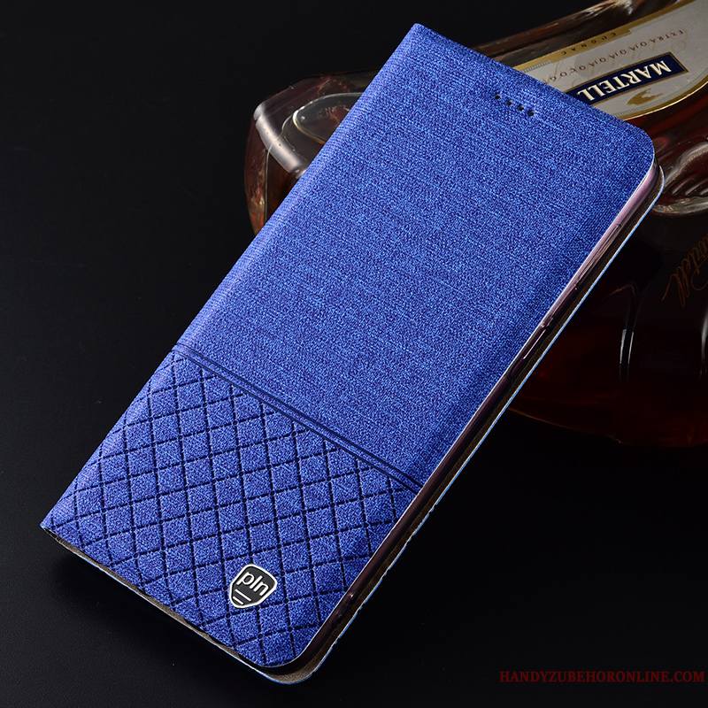 Huawei P30 Pro Étui Bleu Étui En Cuir Tout Compris Protection Coque De Téléphone Plaid