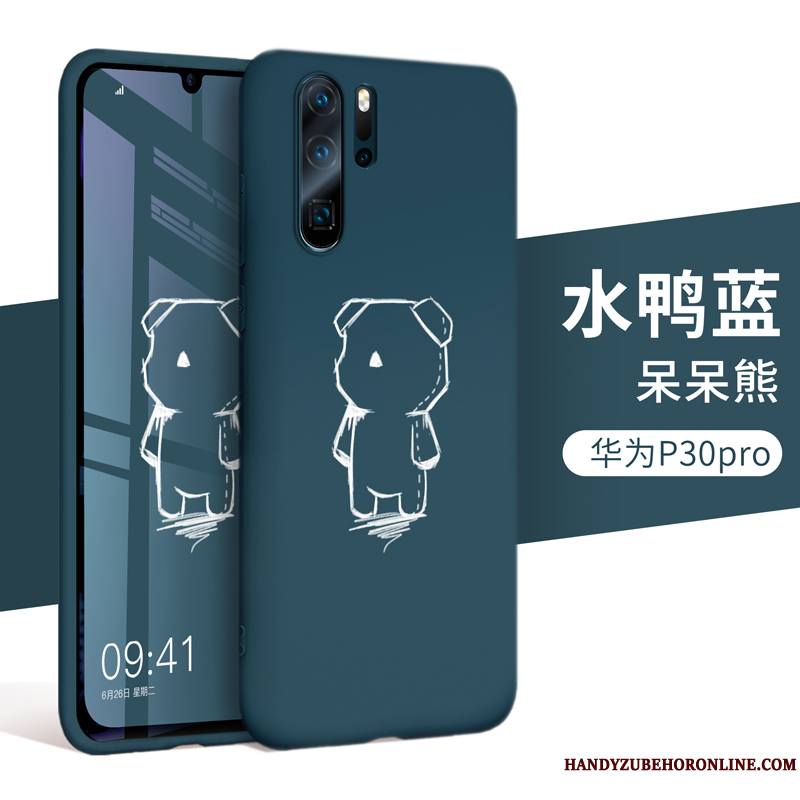 Huawei P30 Pro Étui Incassable Protection Silicone Coque De Téléphone Tout Compris Noir