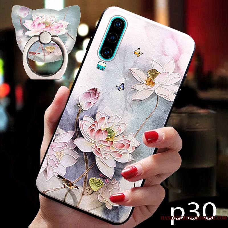 Huawei P30 Protection Jeunesse Marque De Tendance Coque Très Mince Incassable De Téléphone