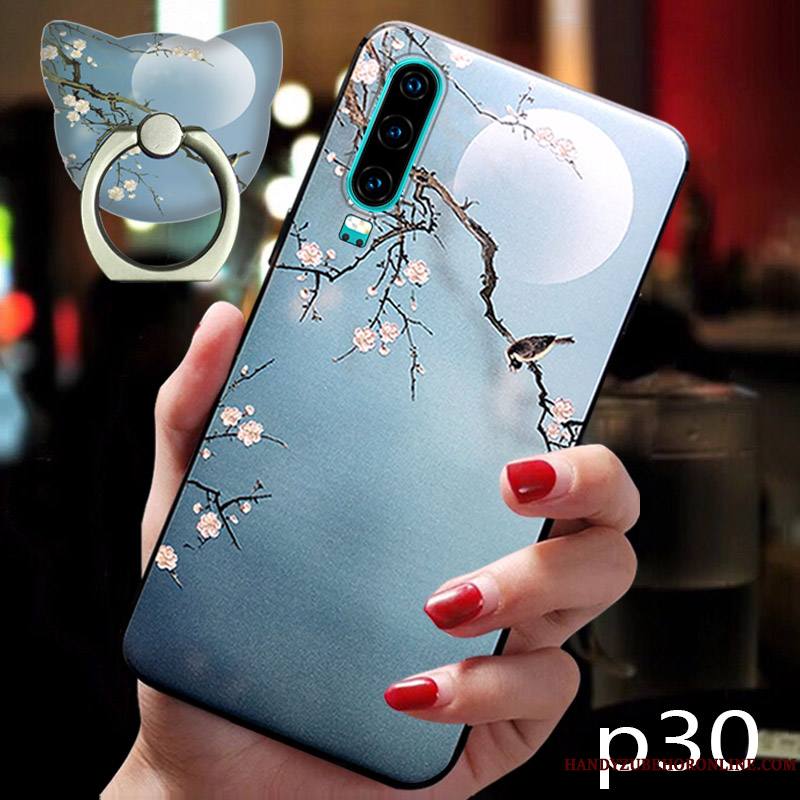 Huawei P30 Protection Jeunesse Marque De Tendance Coque Très Mince Incassable De Téléphone