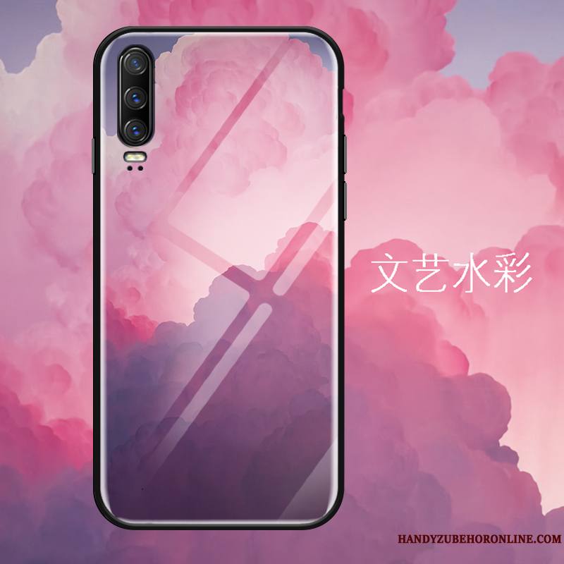 Huawei P30 Tendance Incassable Étui Coque De Téléphone Personnalité Ciel Étoilé Art