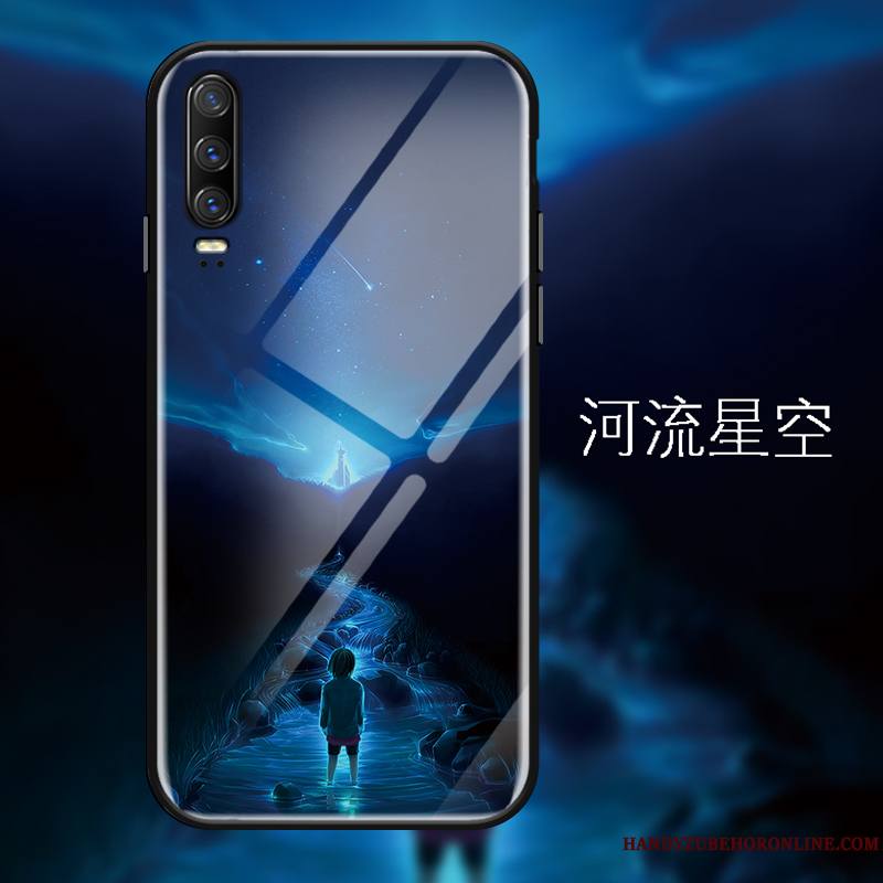 Huawei P30 Tendance Incassable Étui Coque De Téléphone Personnalité Ciel Étoilé Art