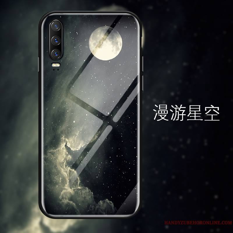 Huawei P30 Tendance Incassable Étui Coque De Téléphone Personnalité Ciel Étoilé Art