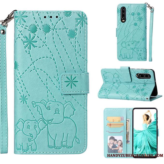 Huawei P30 Étui Coque De Téléphone Housse Téléphone Portable Incassable Protection Étui En Cuir