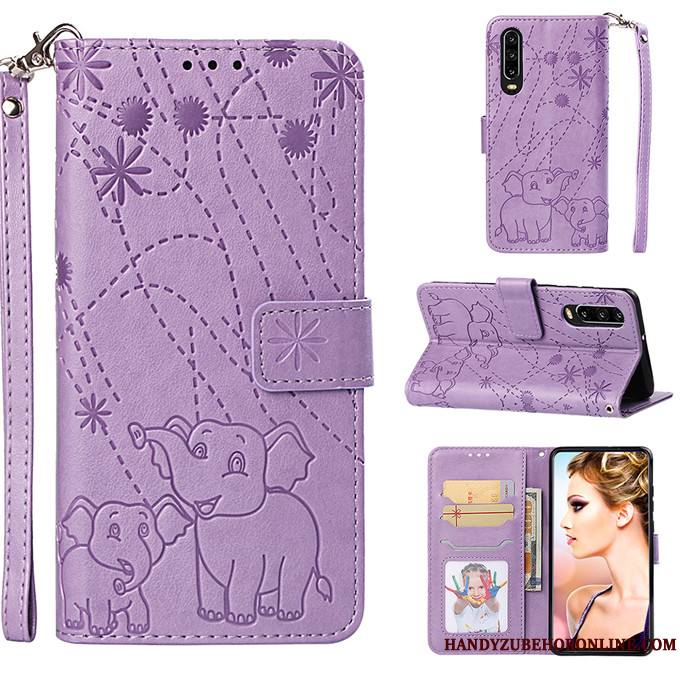 Huawei P30 Étui Coque De Téléphone Housse Téléphone Portable Incassable Protection Étui En Cuir