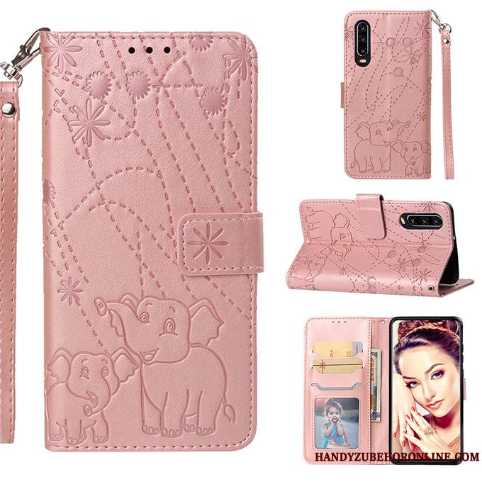 Huawei P30 Étui Coque De Téléphone Housse Téléphone Portable Incassable Protection Étui En Cuir