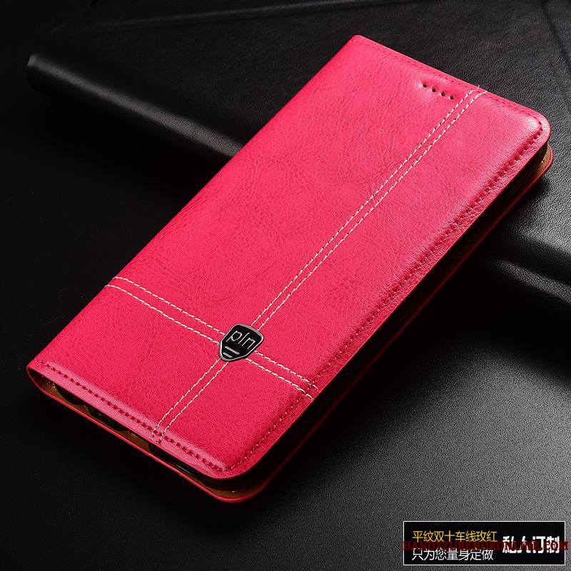 Huawei P40 Coque De Téléphone Protection Housse Cuir Véritable Étui Luxe Bovins