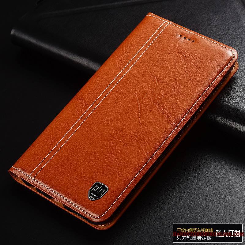 Huawei P40 Coque De Téléphone Protection Housse Cuir Véritable Étui Luxe Bovins