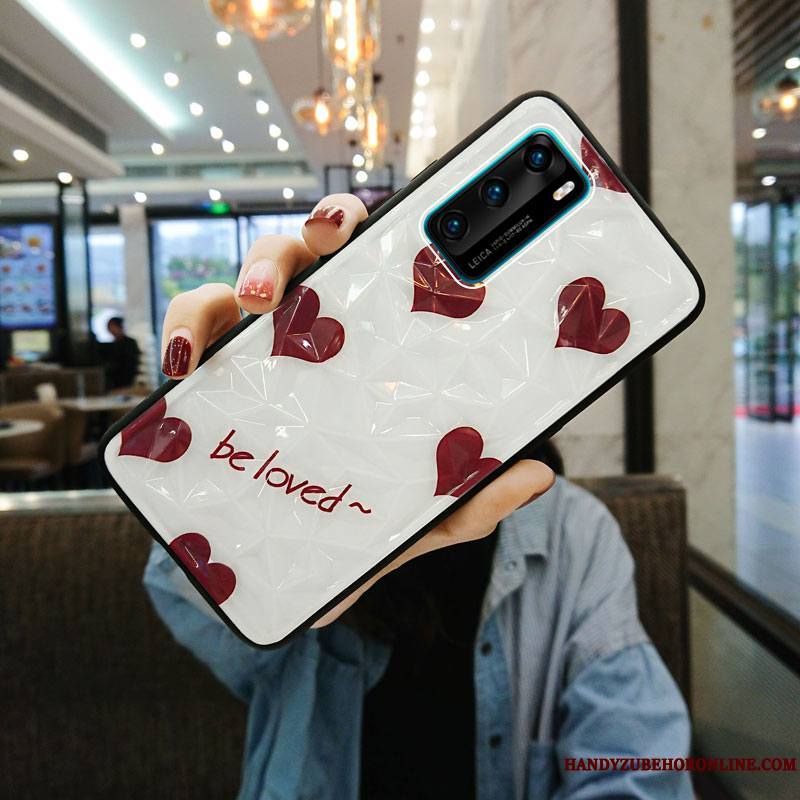 Huawei P40 Coque Protection Nouveau Très Mince Incassable Silicone Tout Compris Personnalité