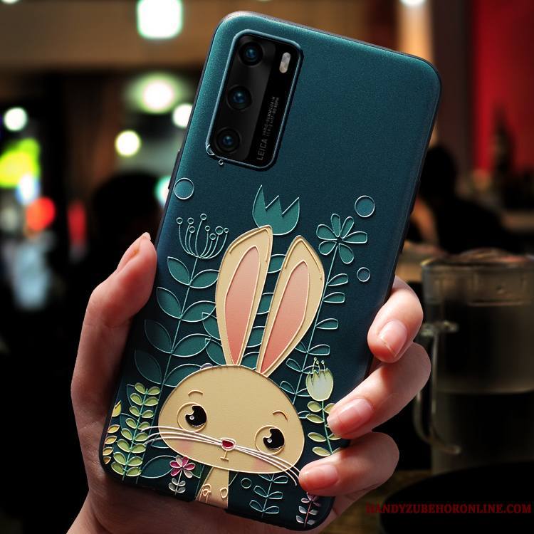 Huawei P40 Coque Étui Charmant Créatif Vent Marque De Tendance De Téléphone