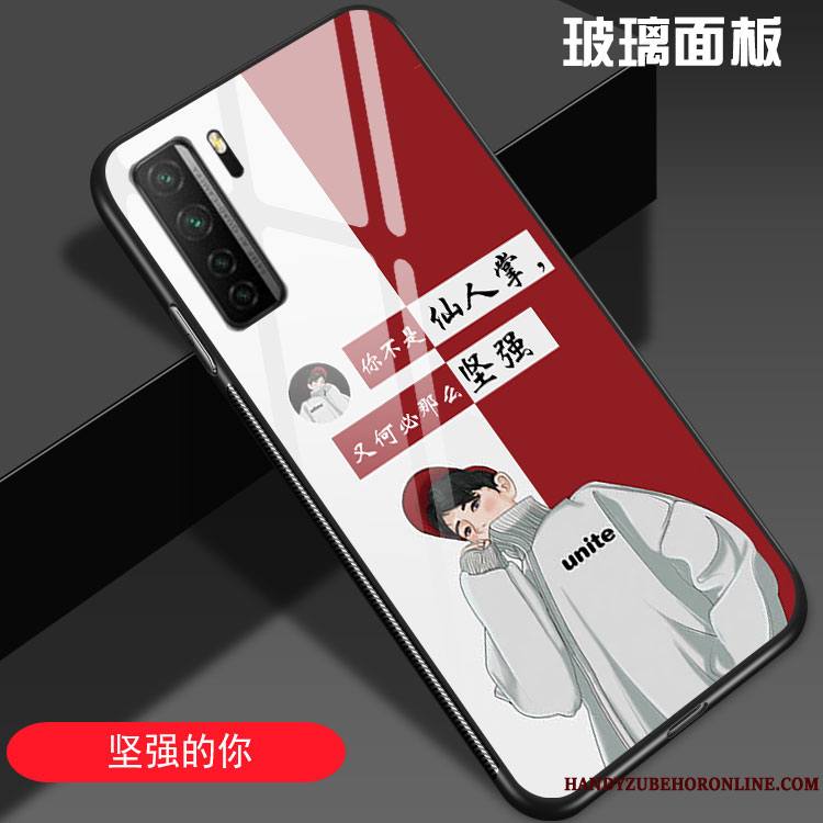 Huawei P40 Lite 5g Créatif Mode Coque De Téléphone Simple Téléphone Portable Marque De Tendance Amoureux
