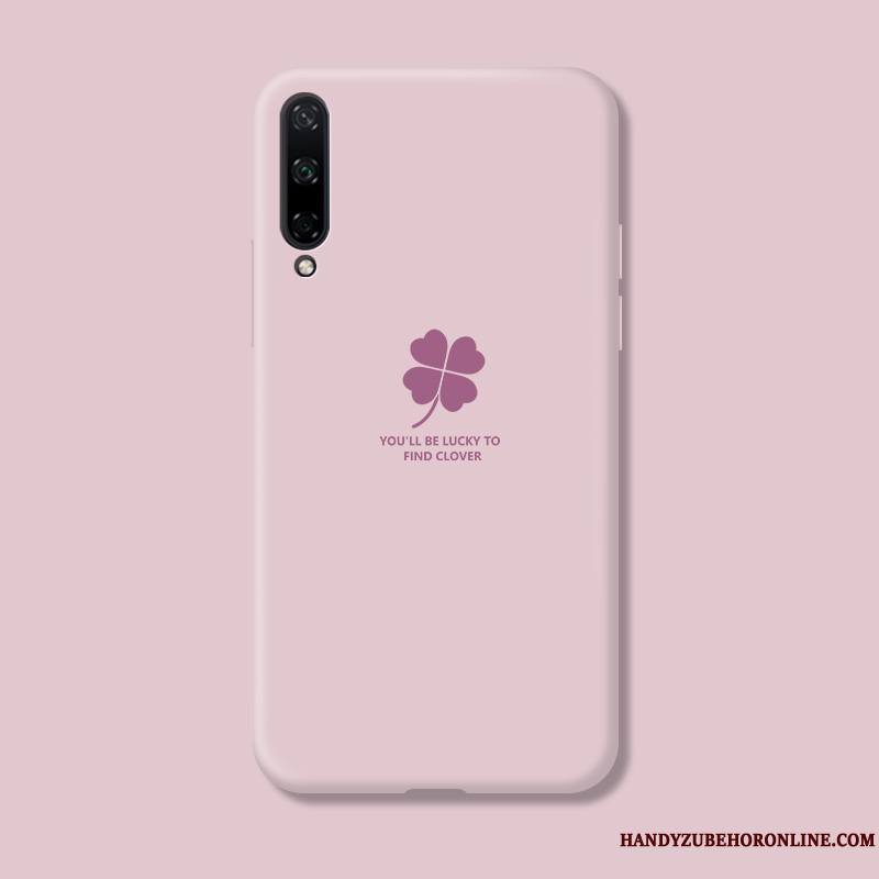 Huawei P40 Lite E Amoureux Rose Silicone Créatif Fluide Doux Simple Coque De Téléphone