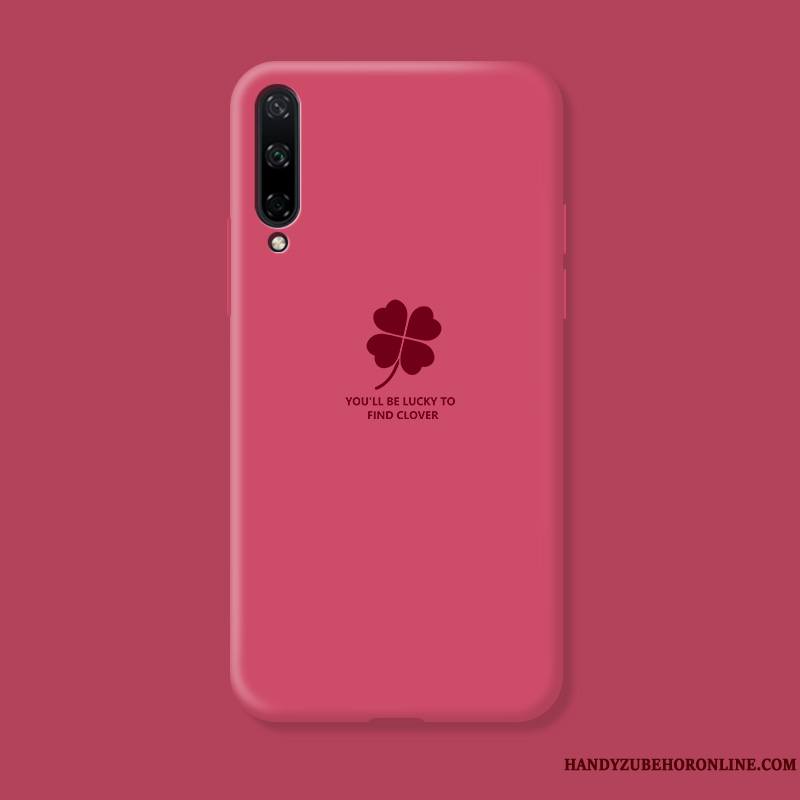 Huawei P40 Lite E Amoureux Rose Silicone Créatif Fluide Doux Simple Coque De Téléphone