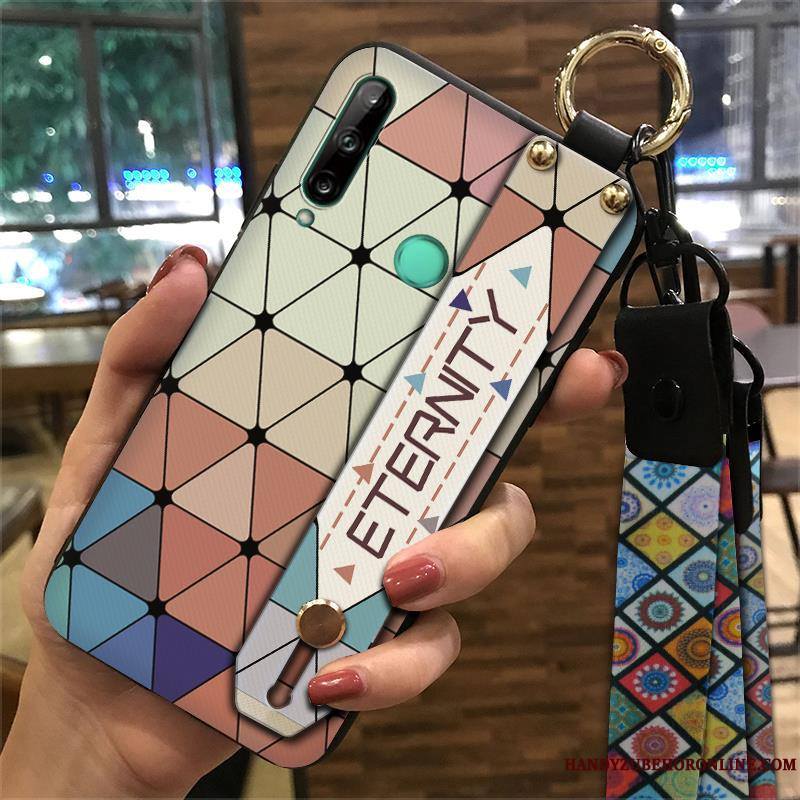 Huawei P40 Lite E Coque Ornements Suspendus Vintage De Téléphone Style Chinois Palais Tendance