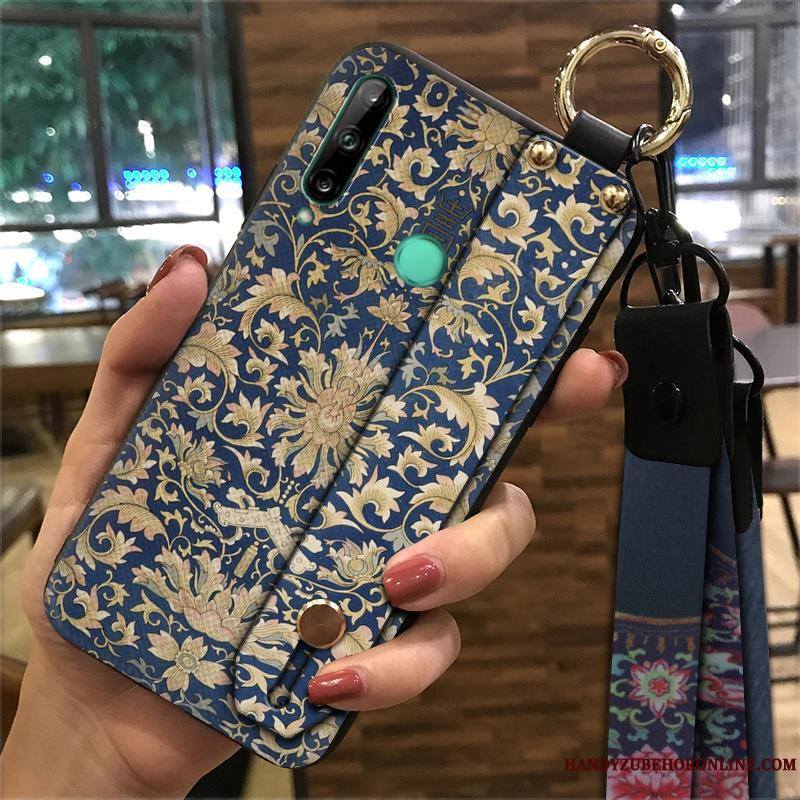 Huawei P40 Lite E Coque Ornements Suspendus Vintage De Téléphone Style Chinois Palais Tendance