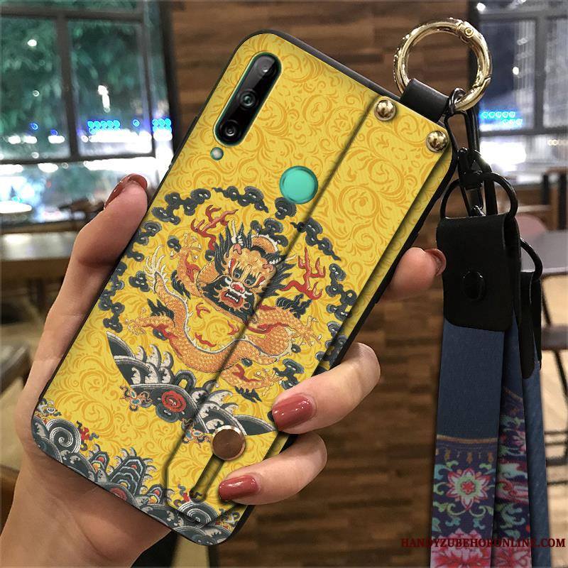 Huawei P40 Lite E Coque Ornements Suspendus Vintage De Téléphone Style Chinois Palais Tendance