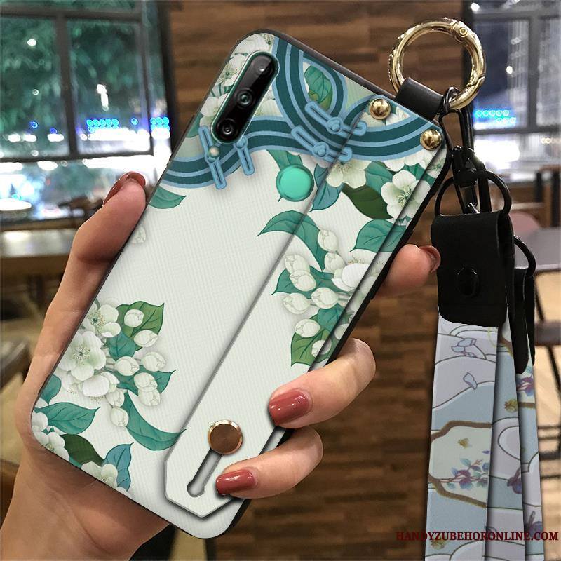 Huawei P40 Lite E Coque Ornements Suspendus Vintage De Téléphone Style Chinois Palais Tendance