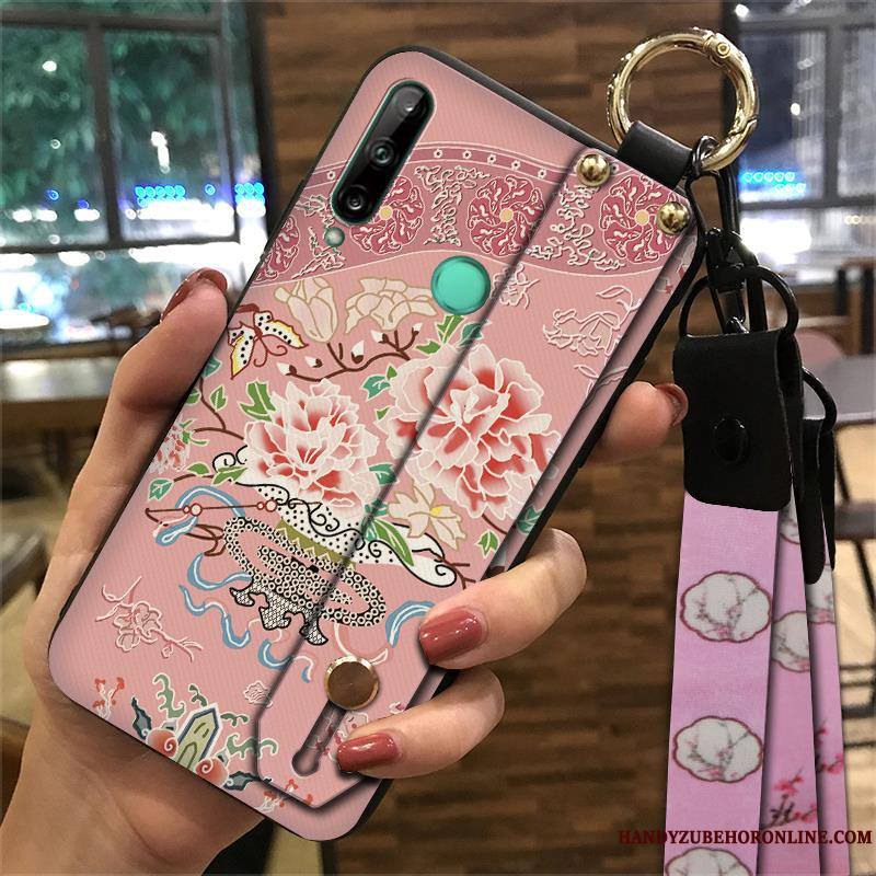 Huawei P40 Lite E Coque Ornements Suspendus Vintage De Téléphone Style Chinois Palais Tendance