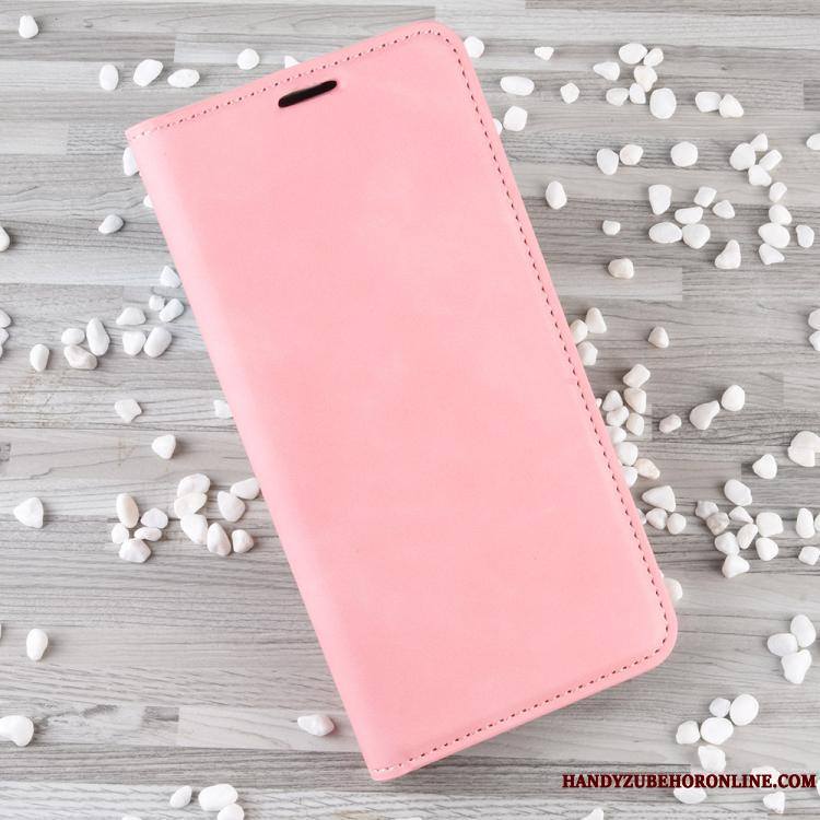 Huawei P40 Lite Portefeuille Clamshell Business Support Gris Étui En Cuir Coque De Téléphone