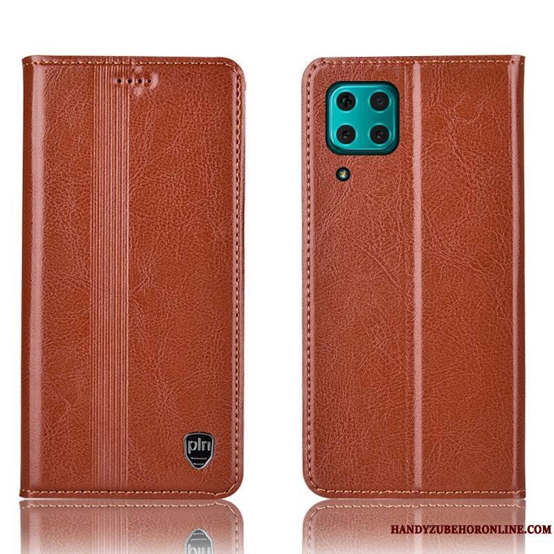 Huawei P40 Lite Protection Coque De Téléphone Housse Étui Étui En Cuir