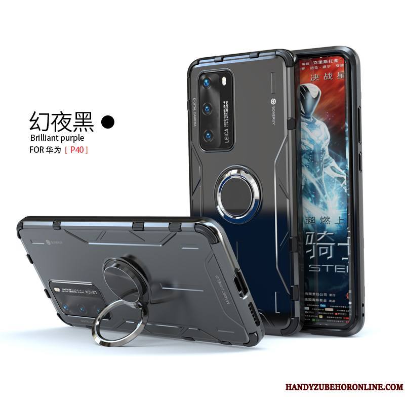 Huawei P40 Nouveau Métal Personnalité Étui Protection Coque De Téléphone Délavé En Daim