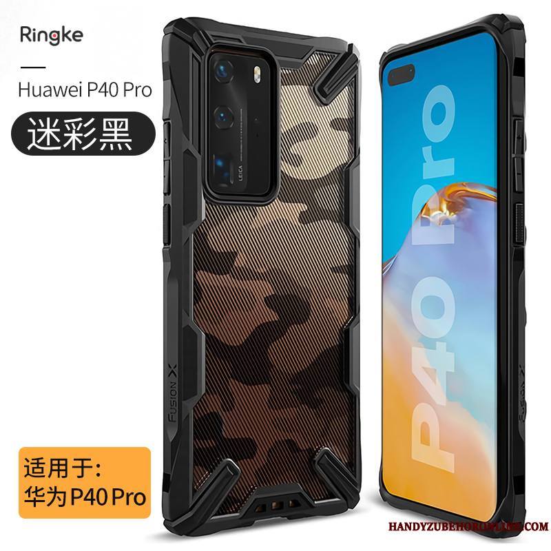 Huawei P40 Pro Coque Très Mince Silicone Étui Transparent Protection Incassable Créatif