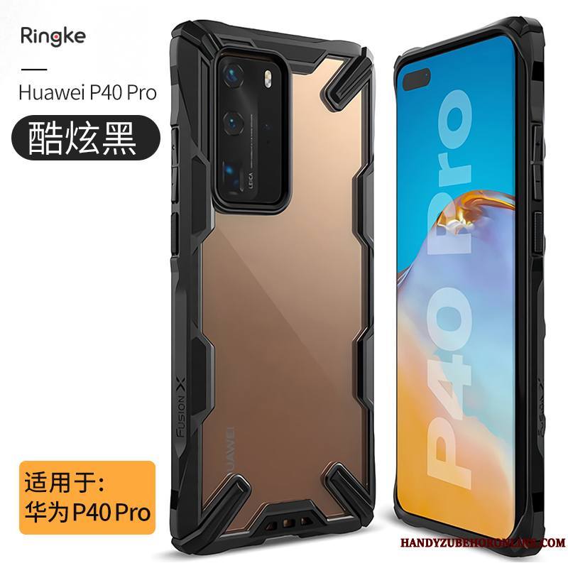 Huawei P40 Pro Coque Très Mince Silicone Étui Transparent Protection Incassable Créatif