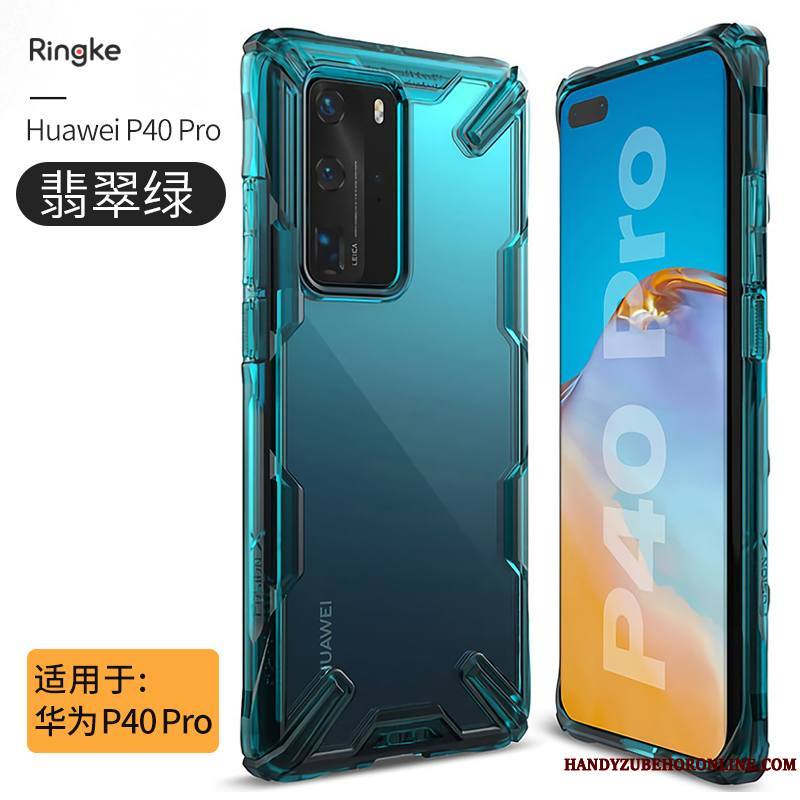 Huawei P40 Pro Coque Très Mince Silicone Étui Transparent Protection Incassable Créatif