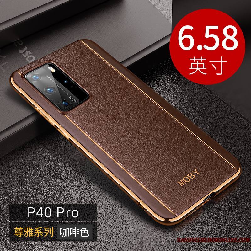 Huawei P40 Pro Étui Coque De Téléphone Luxe Personnalité Rouge Marque De Tendance Net Rouge