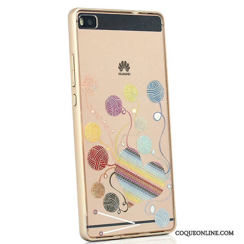 Huawei P8 Border Rose Haute Protection Coque De Téléphone Créatif Personnalité