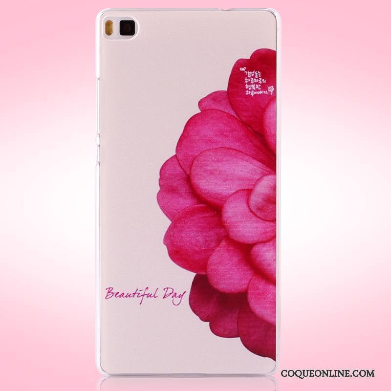 Huawei P8 Coque Difficile Protection Multicolore Étui De Téléphone Peinture