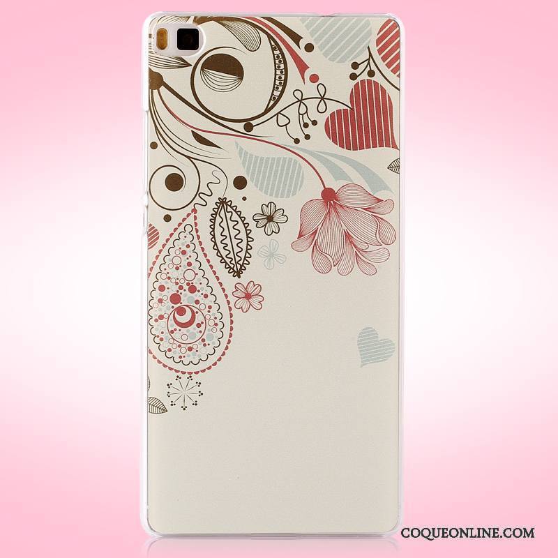 Huawei P8 Coque Difficile Protection Multicolore Étui De Téléphone Peinture