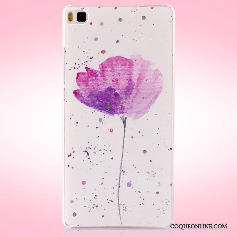 Huawei P8 Coque Difficile Protection Multicolore Étui De Téléphone Peinture