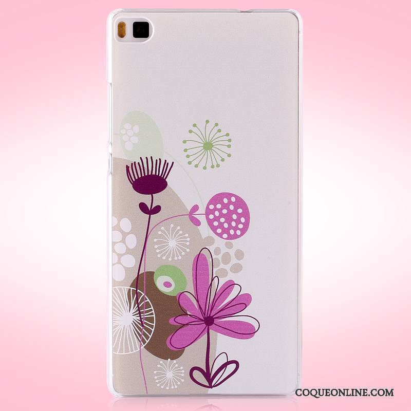 Huawei P8 Coque Difficile Protection Multicolore Étui De Téléphone Peinture