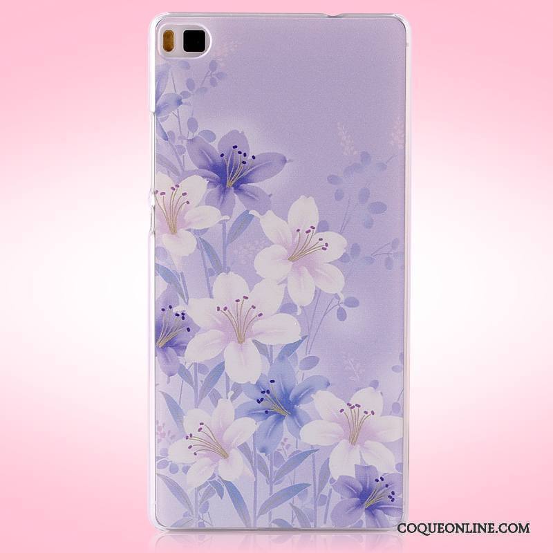 Huawei P8 Coque Difficile Protection Multicolore Étui De Téléphone Peinture