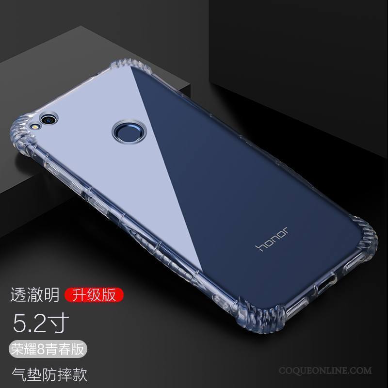 Huawei P8 Lite 2017 Or Protection Coque De Téléphone Silicone Transparent Étui