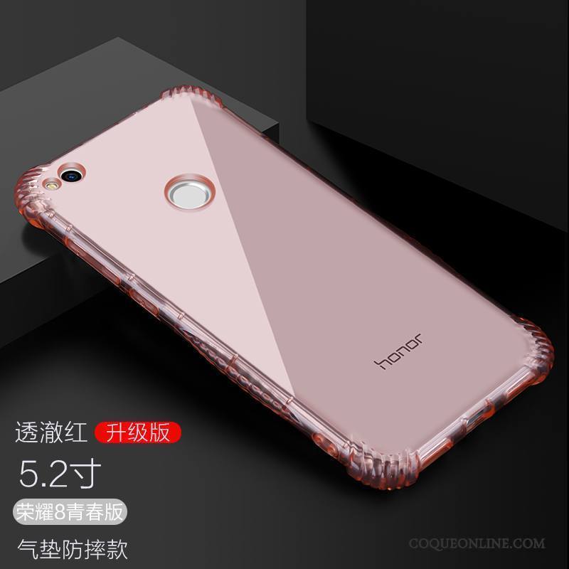 Huawei P8 Lite 2017 Or Protection Coque De Téléphone Silicone Transparent Étui