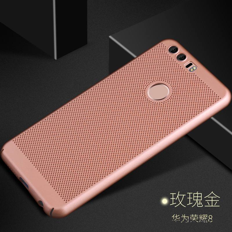 Huawei P8 Lite 2017 Étui Coque De Téléphone Incassable Rose Jeunesse Très Mince Délavé En Daim