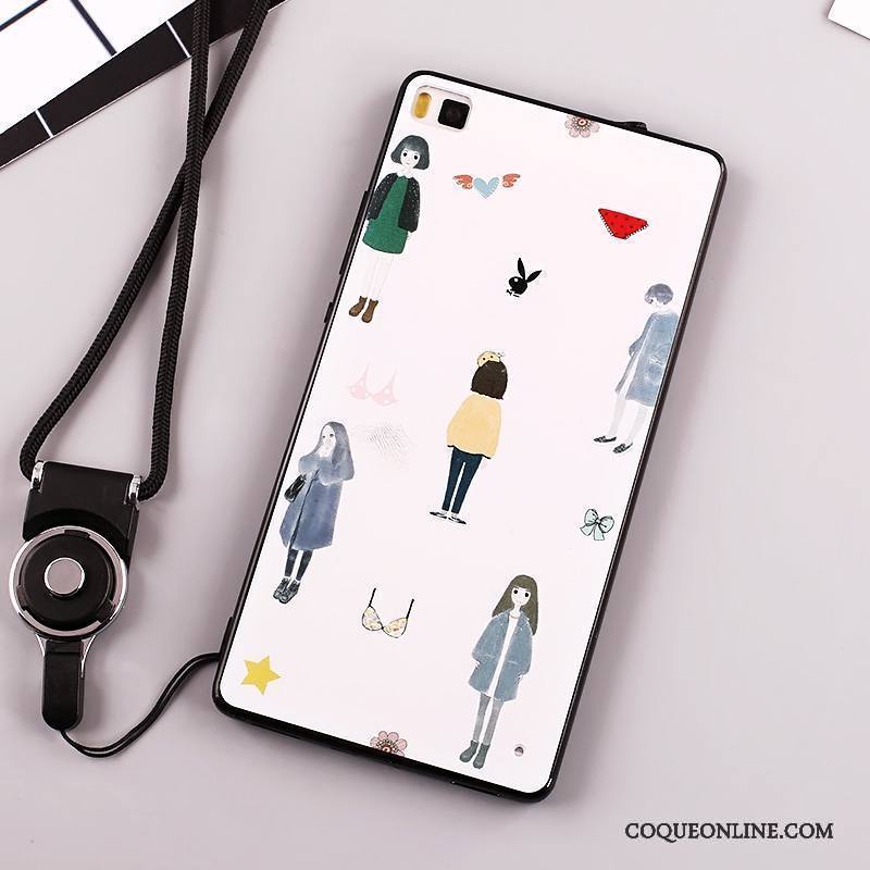 Huawei P8 Lite Coque De Téléphone Cou Suspendu Protection Incassable Tout Compris Étui Jeunesse