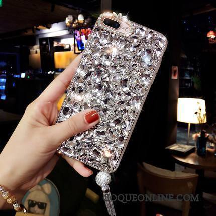 Huawei P8 Lite Coque Luxe Créatif Silicone Strass Jeunesse Tout Compris Fluide Doux